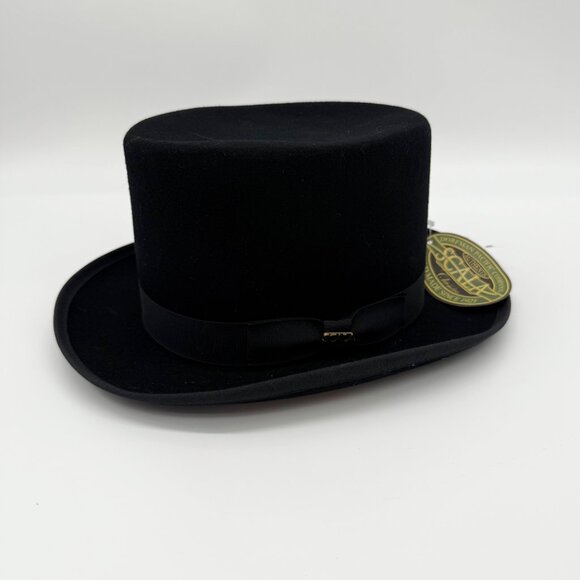 Scala Authentic Handmade 100% Wool Black Hat Style 568 - Picture 1 of 10